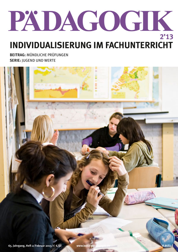 Beltz-Paedagogik-2-2013-Hattie-Studie-Visible-Learning-Individualisierung-Fachunterricht