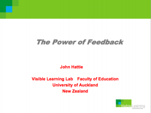 The-Power-of-Feedback-John-Hattie-Presentation-Visible-Learning-Lab