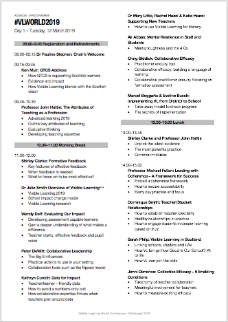 visible-learning-world-conference-agenda-programme-2019-edinburgh